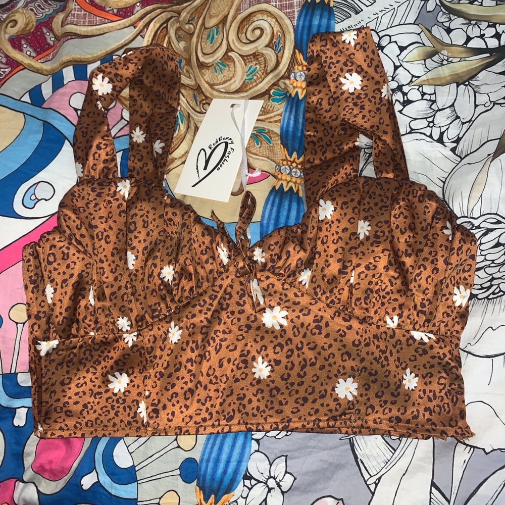 Verge Girl - Do What You Want Top in Leopard